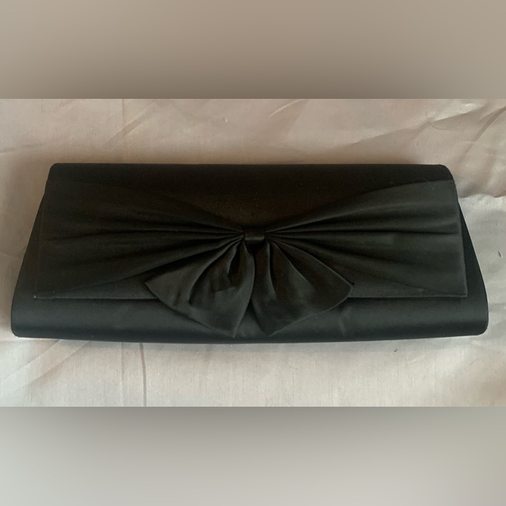 Satin clutch purse